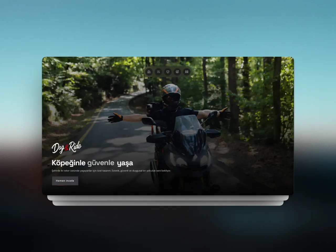 Dog & Ride homepage